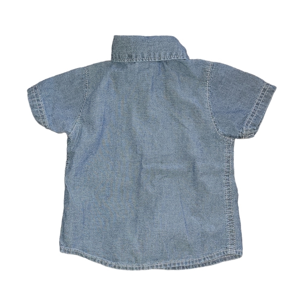 Carter’s size 6 months denim short sleeve shirt - Picture 6 of 6